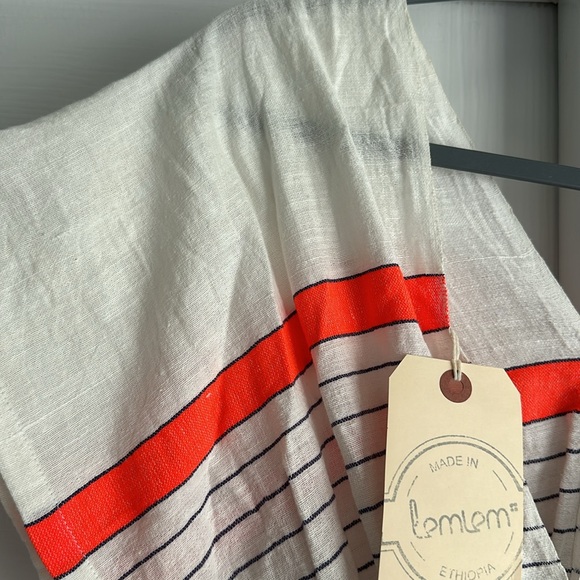 NWT Lemlem Safia Tunic Cover Up / Dress ~Handwoven Resortwear - Picture 7 of 9